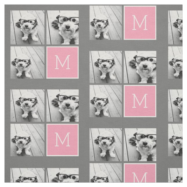 Trendig Instagram Photo Collage Anpassningsbar Mon Tyg (Provkarta)