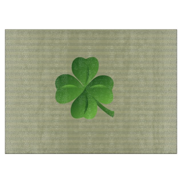 Trendig irländsk lycklig Shamrock (Framsidan)