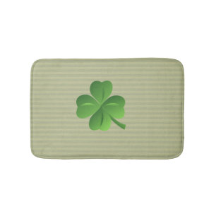 Trendig irländsk lycklig Shamrock Badrumsmatta