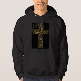 Trendig Jesus Guld Kor Hoodie