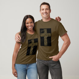 Trendig Jesus Guld Kor T Shirt