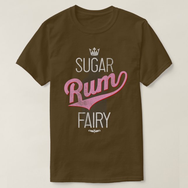 Trendig Julsocker Rum Fairy Flaska Silhouette T Shirt (Design framsida)
