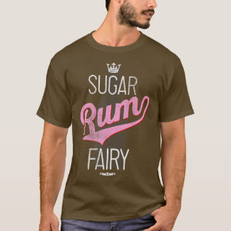 Trendig Julsocker Rum Fairy Flaska Silhouette T Shirt