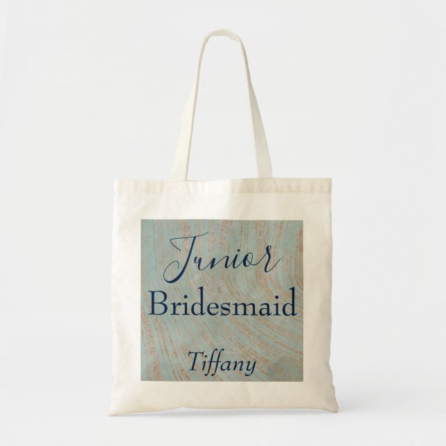Trendig Junior Bridesmaid Tygkasse (Framsidan)