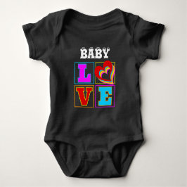 trendig kärlek färgglad baby älskvärd anpassningsb t shirt