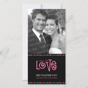 TRENDIG KÄRLEK-FOTOCARD: LOVELETTER 2P JULKORT