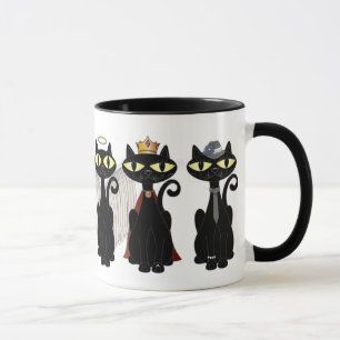 Trendig kattdjurmugg mugg