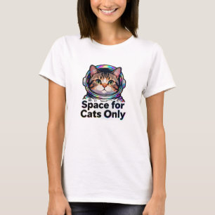 Trendig kattmamma holografisk rymdkatt - Utrymme f T Shirt