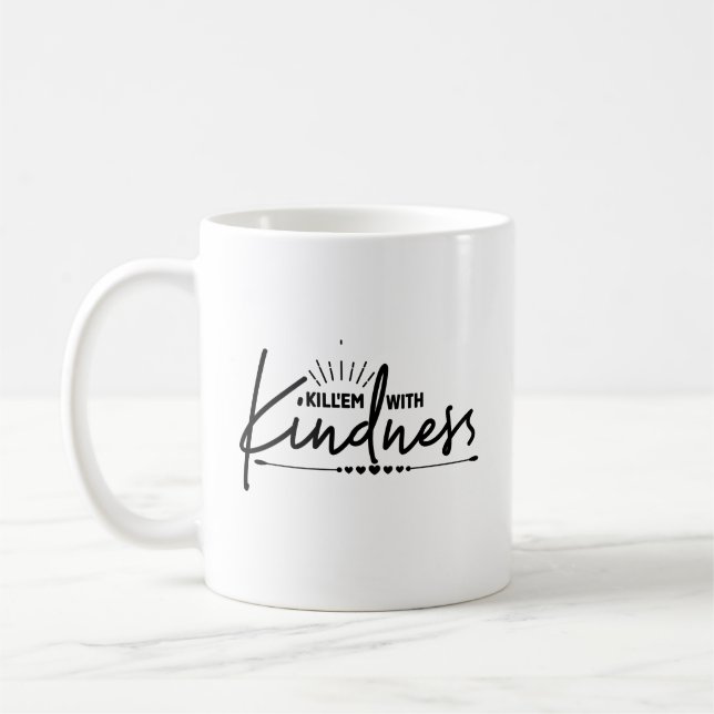 Trendig Kindness Kaffemugg (Vänster)