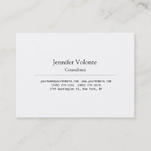 Trendig Knubbig, Snyggt, svartvitt Visitkort