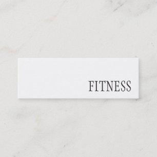 Trendig Kreativ Fitness Sport Affärskort Mini Visitkort