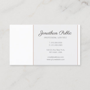 Trendig Kreativ Modern Sleek Plain Professionell Visitkort