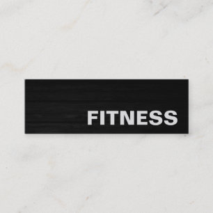 Trendig Kreativ Wood Fitness Sport Affärskort Mini Visitkort