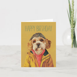 Trendig Labradoodle Kort