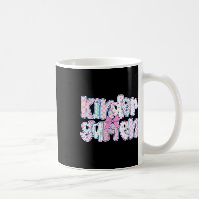 Trendig lärare på förskolan Team Bow Tillbaka till Kaffemugg (Höger)