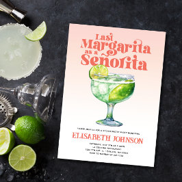 Trendig Last Margarita som Señorita Bachelorette Inbjudningar