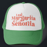 Trendig Last Margarita som Señorita Keps<br><div class="desc">Fira med trendigets peachy-orange "last margarita as a señorita" bachelorette Party/brudens sida truckerkepss.</div>