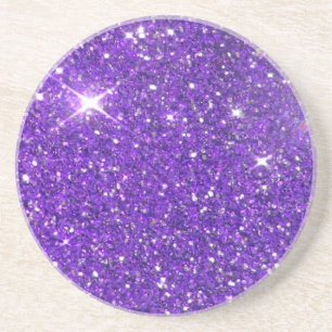 Trendig Lavender Lila Sparkling Glitter Glitz Underlägg