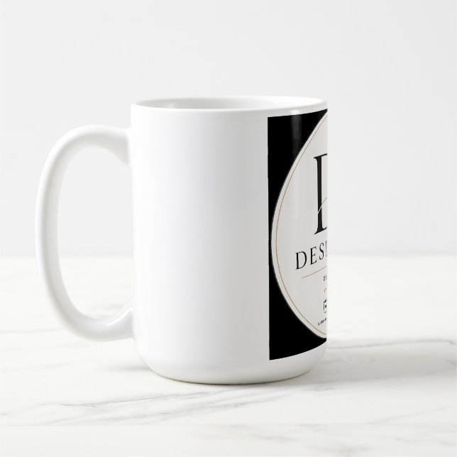 Trendig Ledig Gatutslags T-shirt Kaffemugg (Vänster)
