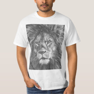 Trendig Lejon Ansikte Manar Modern Template Elegan T Shirt
