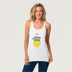 Trendig Lemon Heart Limoncello Favor Merch Linne Med Racerback