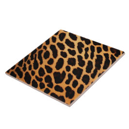 Trendig Leopard Cat Animal Print Collection Kakelplatta