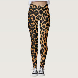 Trendig Leopard Mönster Animal Print Leggings