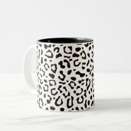Trendig Leopard print mönster Två-Tonad Mugg