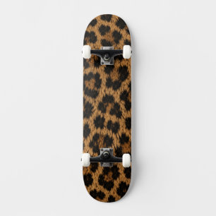 Trendig Leopardmönster Stilren Unik Skateboard