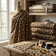 Trendig Leopardmönster Unik Stilfull