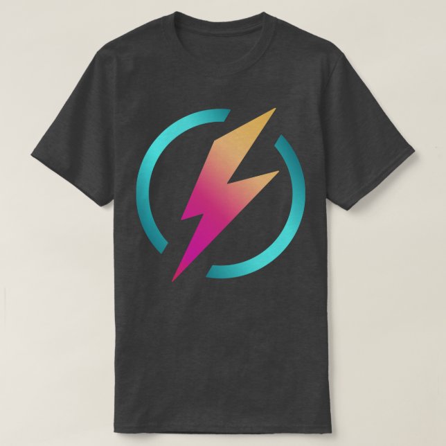 Trendig Lightning Streetwear T Shirt (Design framsida)