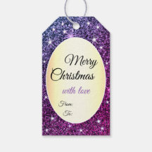 Trendig Lila Glitter Gnistra Stars Guld jul