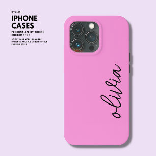 Trendig Lila iphone case med Namn