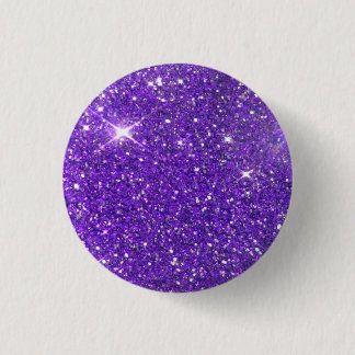 Trendig Lila Sparkling Glitter Glitz Knapp