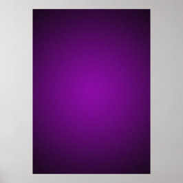 Trendig lila-svart grynig vignett poster
