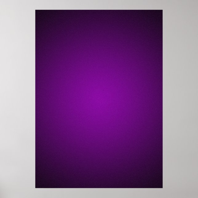 Trendig lila-svart grynig vignett poster (Framsidan)