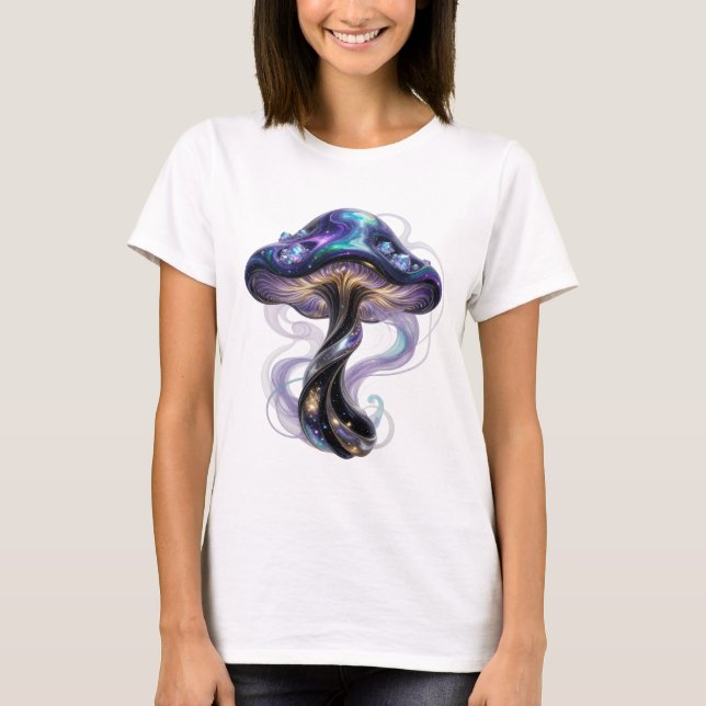 Trendig lila UNKNWN-deklarationsdesign T Shirt (Framsida)