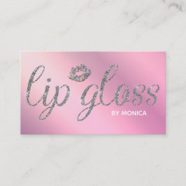 Trendig Lilac Glitter Lip Gloss Visitkort