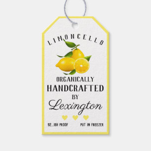 Trendig Limoncello Liqueur Flaska Hopp Märkre   Presentetikett