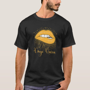 Trendig Lip Biting Våg Queen Läppar Drip Graphic d T Shirt
