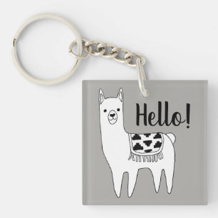 Trendig Llama Sketch Hej!