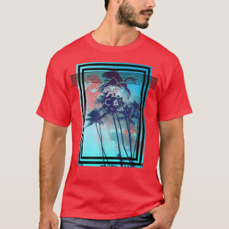 Trendig Los Angeles CA Beach Bear Poster T Shirt