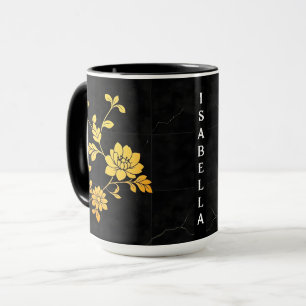 Trendig Luxury Elegant Blommigt Collection Mugg