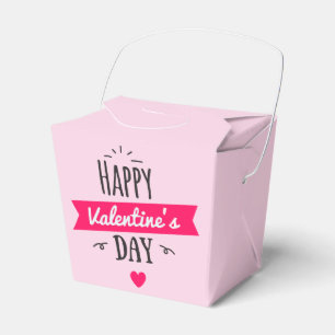Trendig Lycklig Valentines Rosa Presentaskar