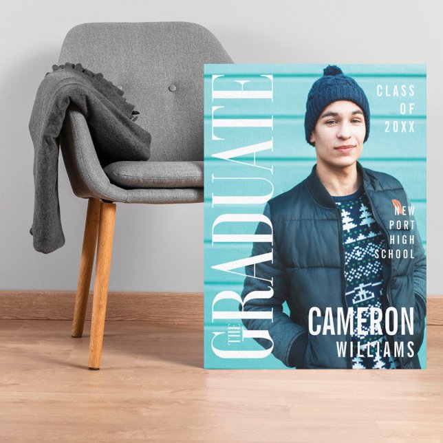 Trendig Magazine Cover Inspired Studenten Canvastryck (Skapare uppladdad)
