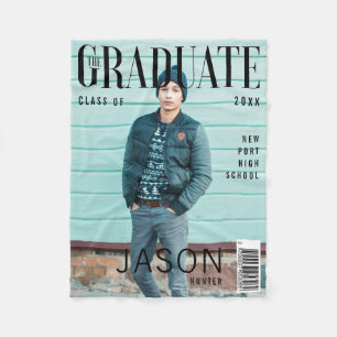 Trendig Magazine Cover Inspired Studenten Fleecefilt