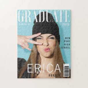 Trendig Magazine Cover Inspired Studenten Pussel