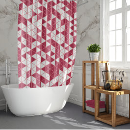 Trendig Magenta Rosa Geometric Mönster