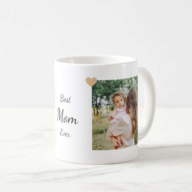 Trendig mamma Bästa mamman någonsin minnesgåva Kaffemugg (Framsida höger)