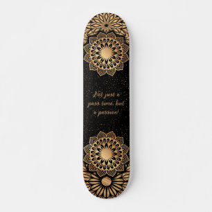 Trendig Mandala Mönster & Quote Mini Skateboard Bräda 18,5 Cm